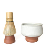 Ensemble à matcha blanc mat - artisan local