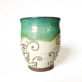 Tasse feuilles à la japonaise