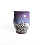 Tasse à fleurs rose -Artisan local